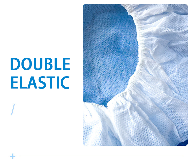 China Wholesale Disposable Anti-Slip Wear-Resistant Waterproof PP+CPE Shoe Cover for Hospital Laboratory Use