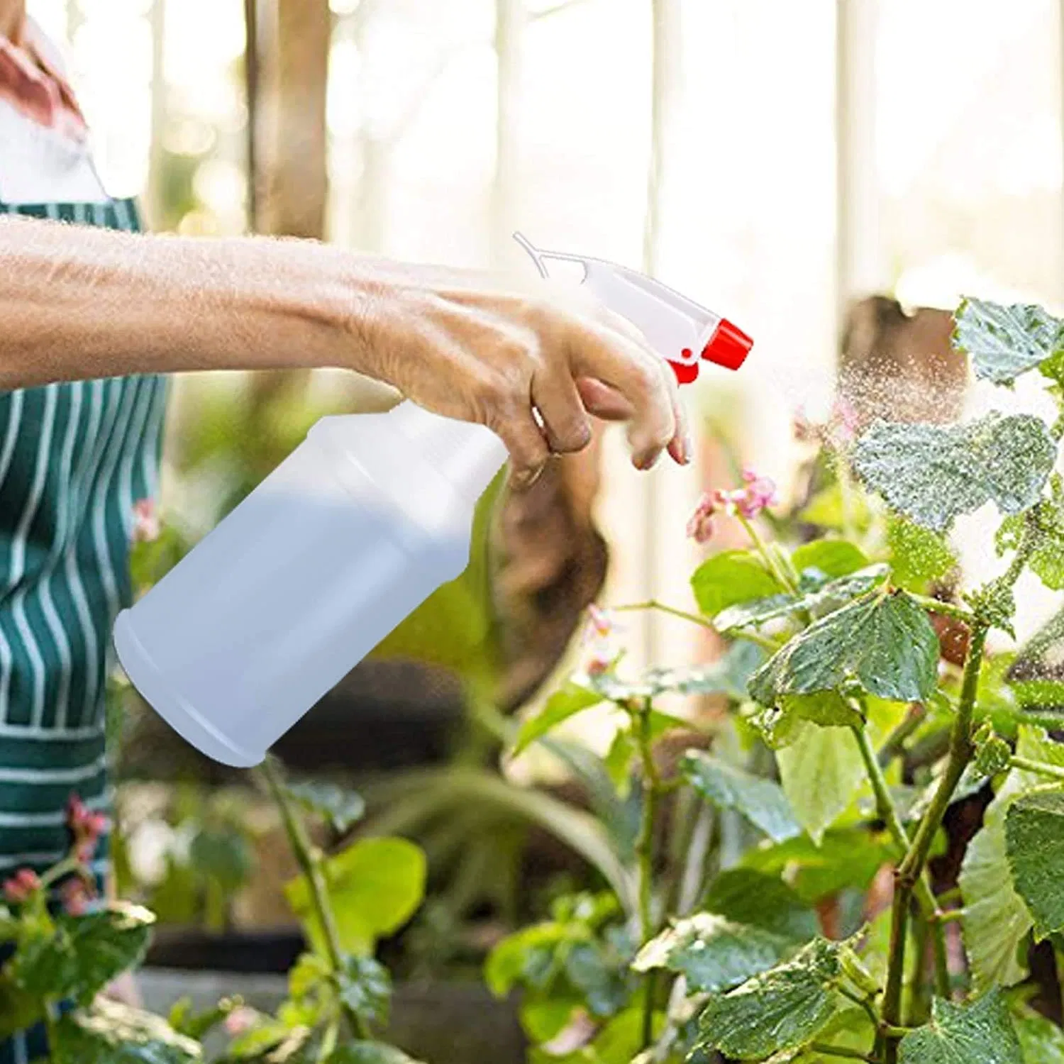 Inexpensive Empty Adjustable HDPE Spray Bottle Watering Can Garden Sprayer