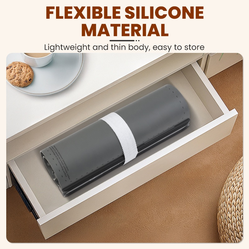 Foldable Food Warmer Dishes Warming Mat with 9 Time Modes