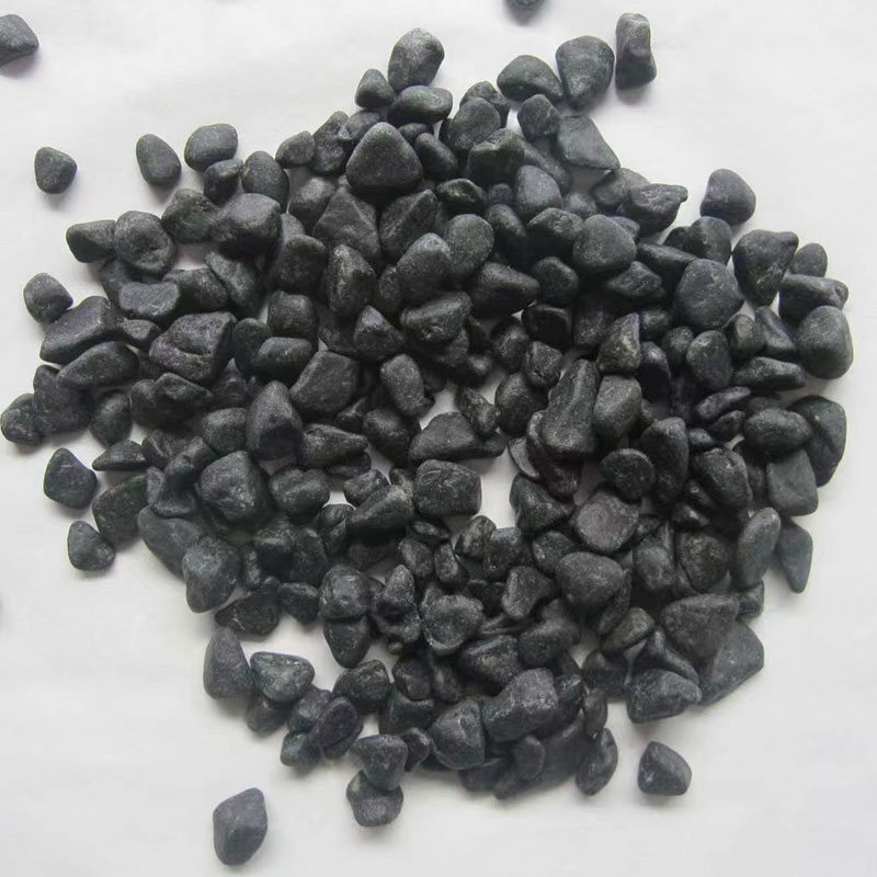 Muti Color River Stone Black/Beige/White/Green/Red Pebble for Outdoor Decoration Garden Landscaping Price