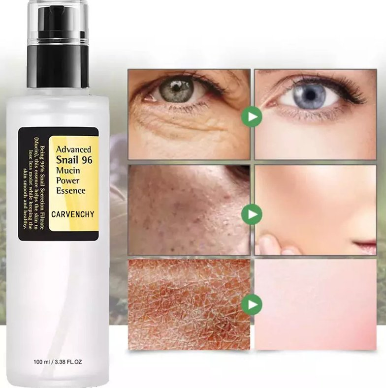 Online Wholesale and Retail Snail Mucin 96% Intense Repair Serum 100ml Snail Secretion Filtrate Fades Dark Spots & Fine Lines Cruelty Freekorea Skincare