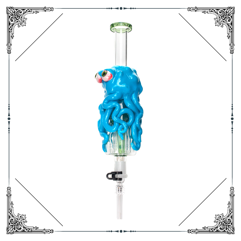 3D Hand Painting Quartz Nectar Collector Glass Smoking Pipe Accessories Oil Burner Wholesale Smoking Accessories