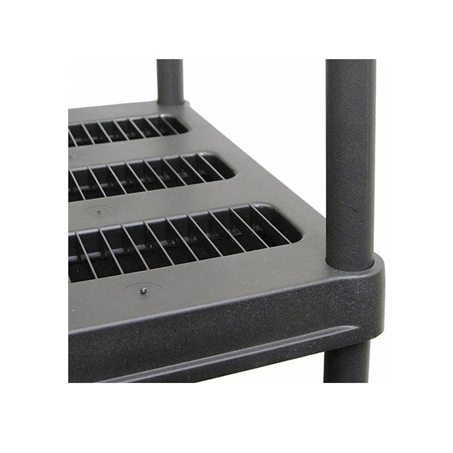 General Purpose 5-Tier Plastic Storage Shelf Used for Ordinary Room Organization