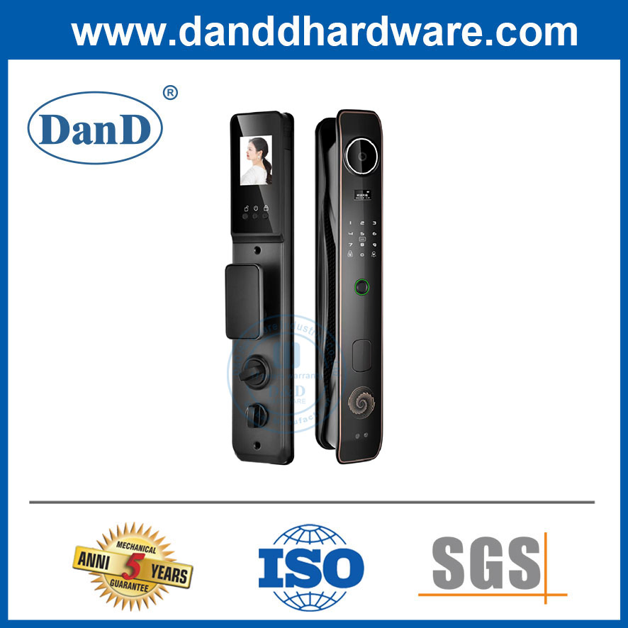 Biometric Unlock Smart Deadbolt Lock Front Door Smart Electronic Handleset for Apartment