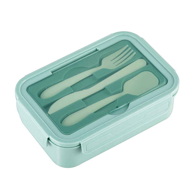 Stylish Reusable Plastic Lunch Box with Secure Lid Design