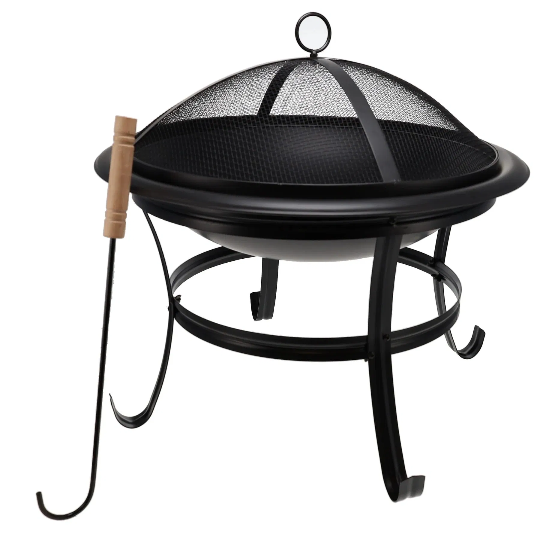 Modern Wood Burning Fire Pit Outdoor Steel Fire Pit