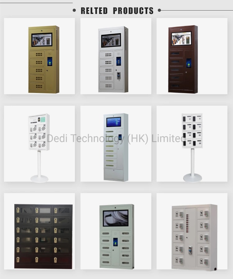 Умный зарядный шкаф Dedi на 10 ячеек для телефонов и ноутбуков