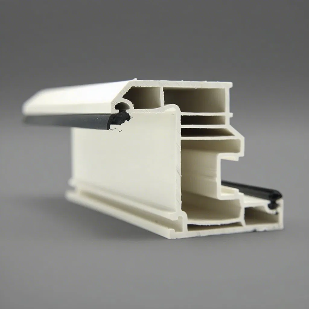 Waterproof UPVC Casement Door Profiles Building Useful PVC Profile for Doors