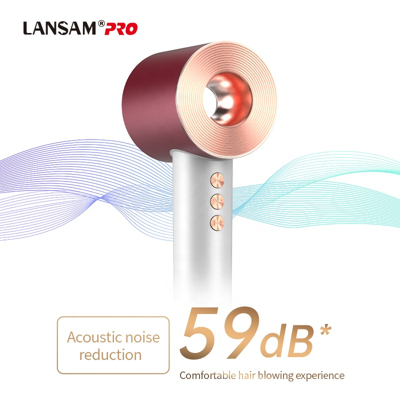 Professional 1400W Leafless Hair Dryer for Home and Salon