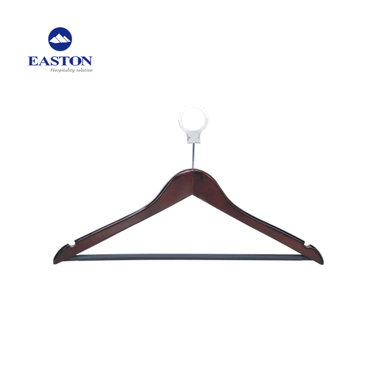 Hot Sale Hotel Male Trousers Hanger with Security Ring