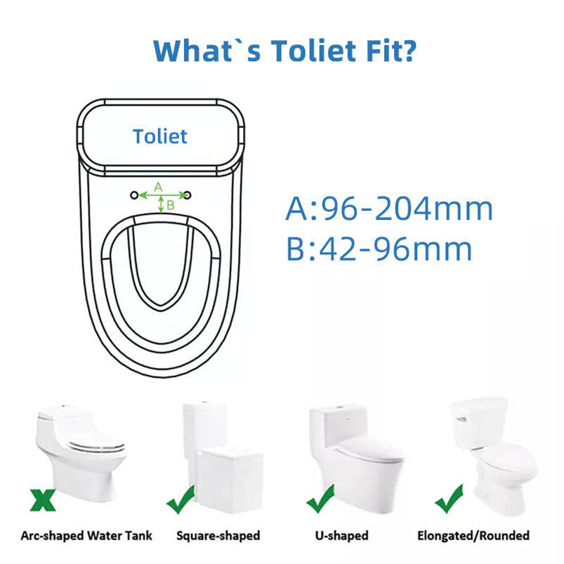 New Minimalist Bidet Toilet - Smart Non-Electric Shattaf Bidet with Vertical Spray, Butt/Feminine Cleaning Bathroom Women Washing Bidet Attachment