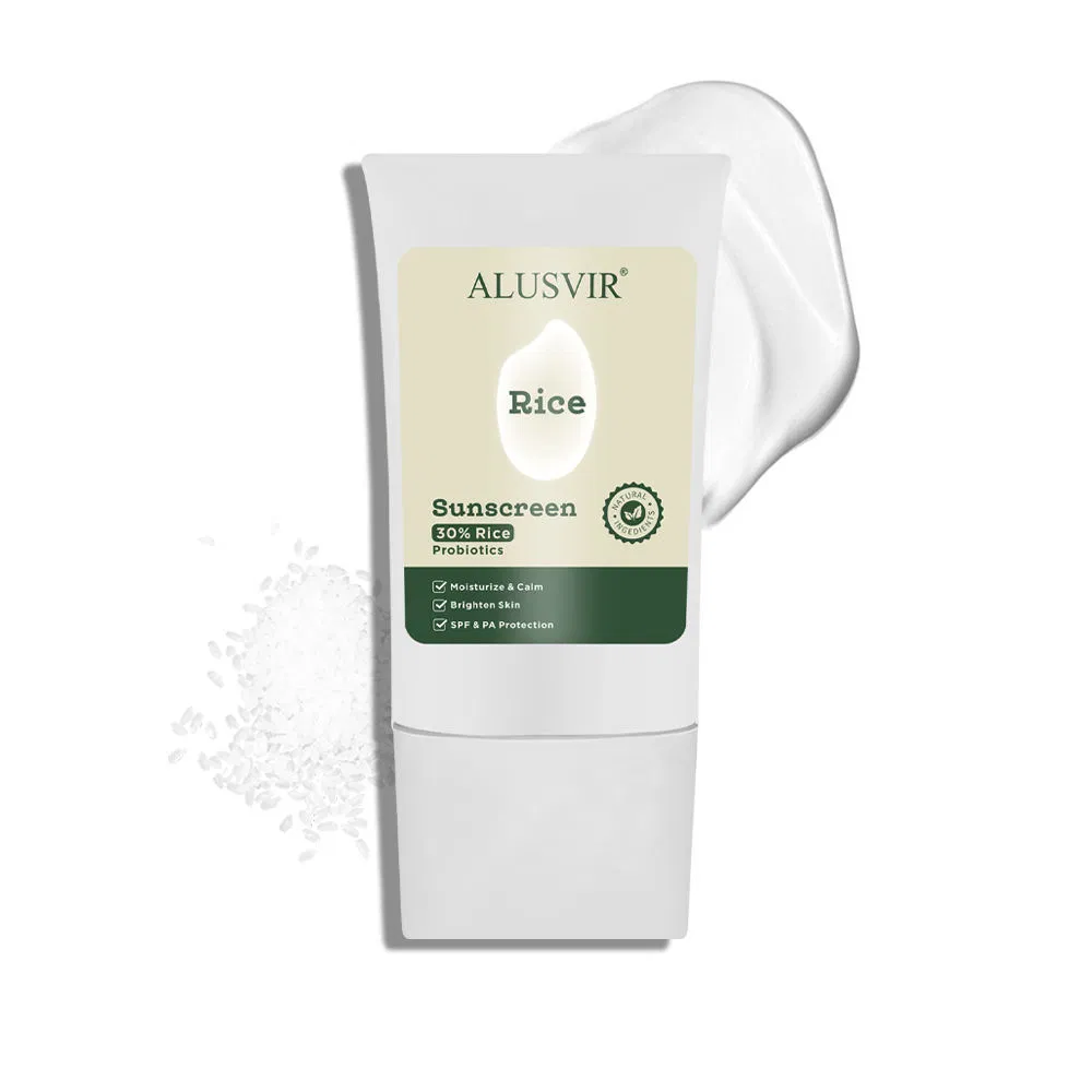 Korean Rice UV Sunscreen Sunblock Cream SPF 50 Instant Whitening Brighteing Sunscreen