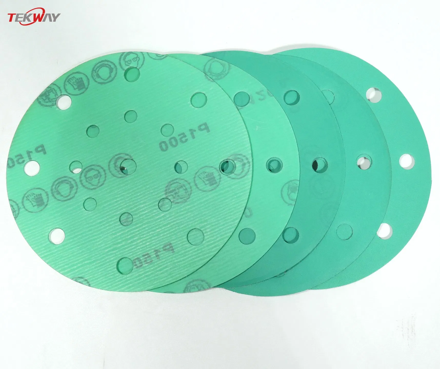 Шлифовальные диски TEKWAY 150 мм, желтые, алюминиевый оксид