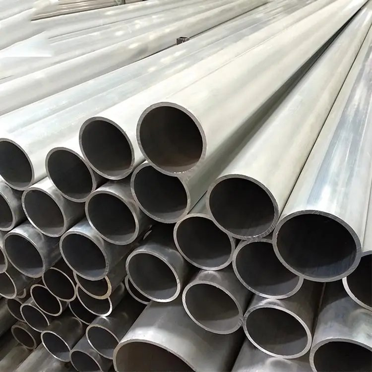 ASTM Extrusion 6063 T6 125X7mm Aluminum Tube 5083 6082 2 Inch Bright Used Construction 6061 T4 10mm Diameter Seamless Alloy Round 2024 7075 Aluminum Pipe