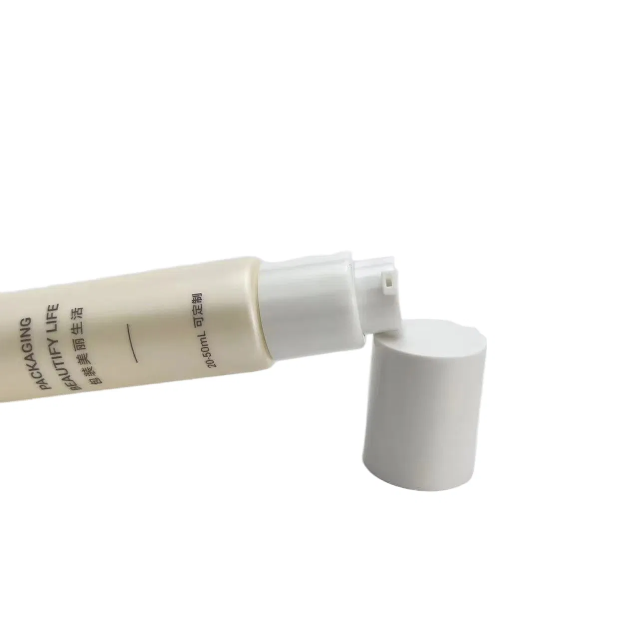 Versatile Short Neck Airless Pump Tubes for Skincare Solutions