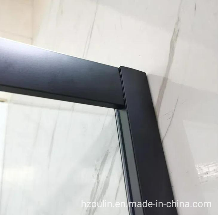 Black Corner Shower Enclosures Sliding Doors