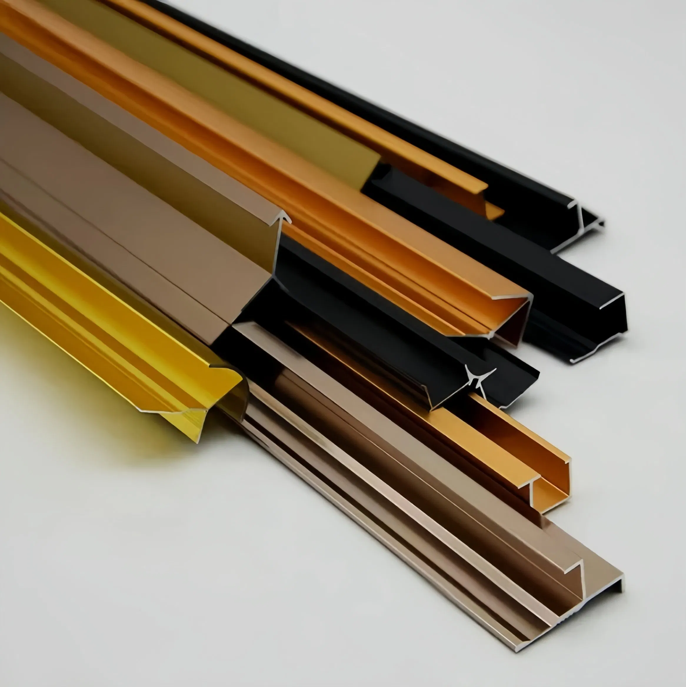 Various Options of Aluminum Alloy Metal Tile Decorative Strips