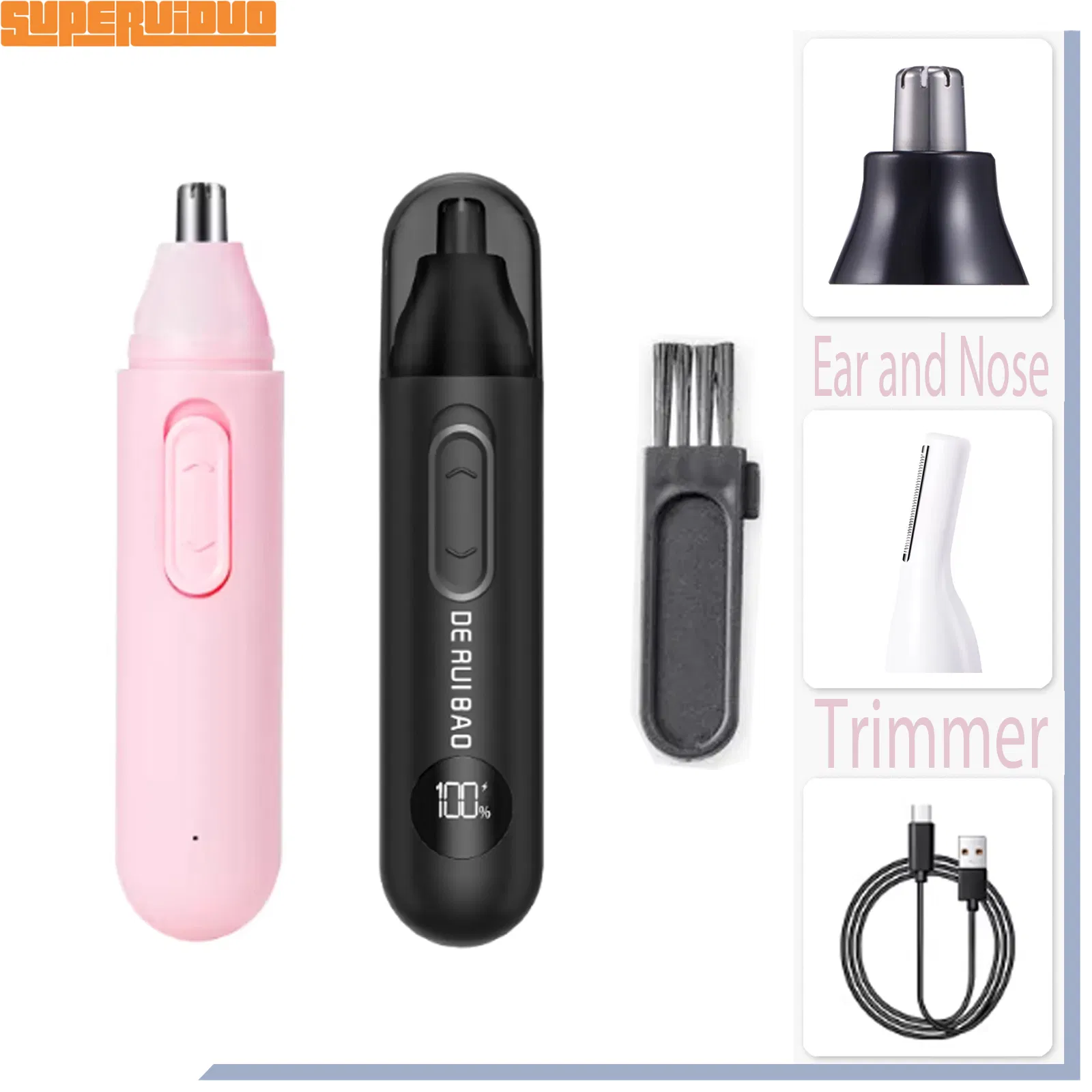 All-in-One 2-in-1 Versatile Electric Ear and Nose Trimmer