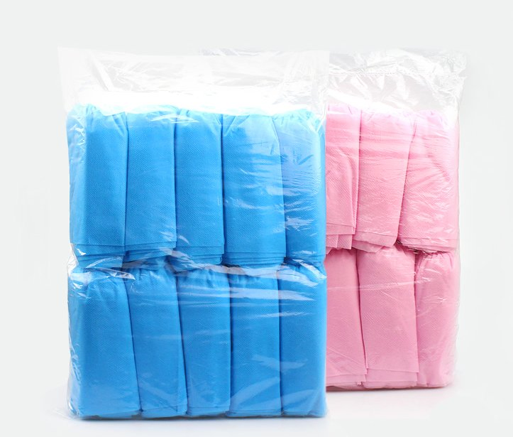 Pink Color Disposable TNT PP Non Woven Overshoes for Beauty and Salon