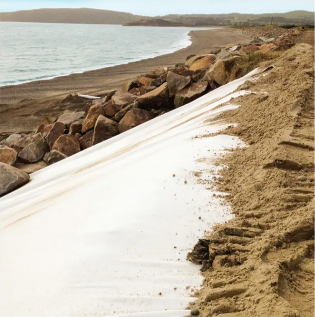 400g Filament Fabric Geotextile for Road Reinforcement and Slope of Fish Pond Liner Protection