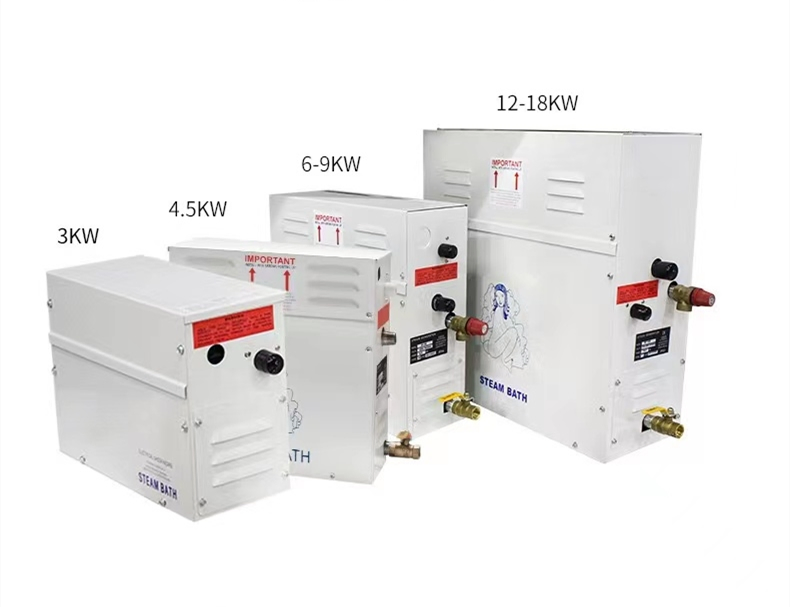 Wet Steam Shower Room Use Family 4.5kw-18kw Sauna Steam Bath Machine