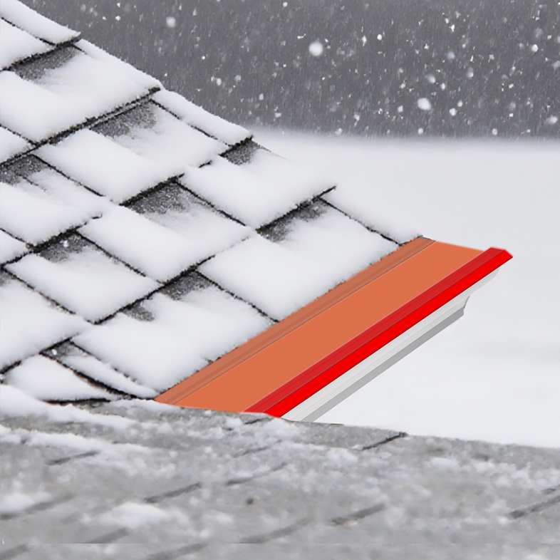 Easy-to-Assemble and Heat Rain Gutters