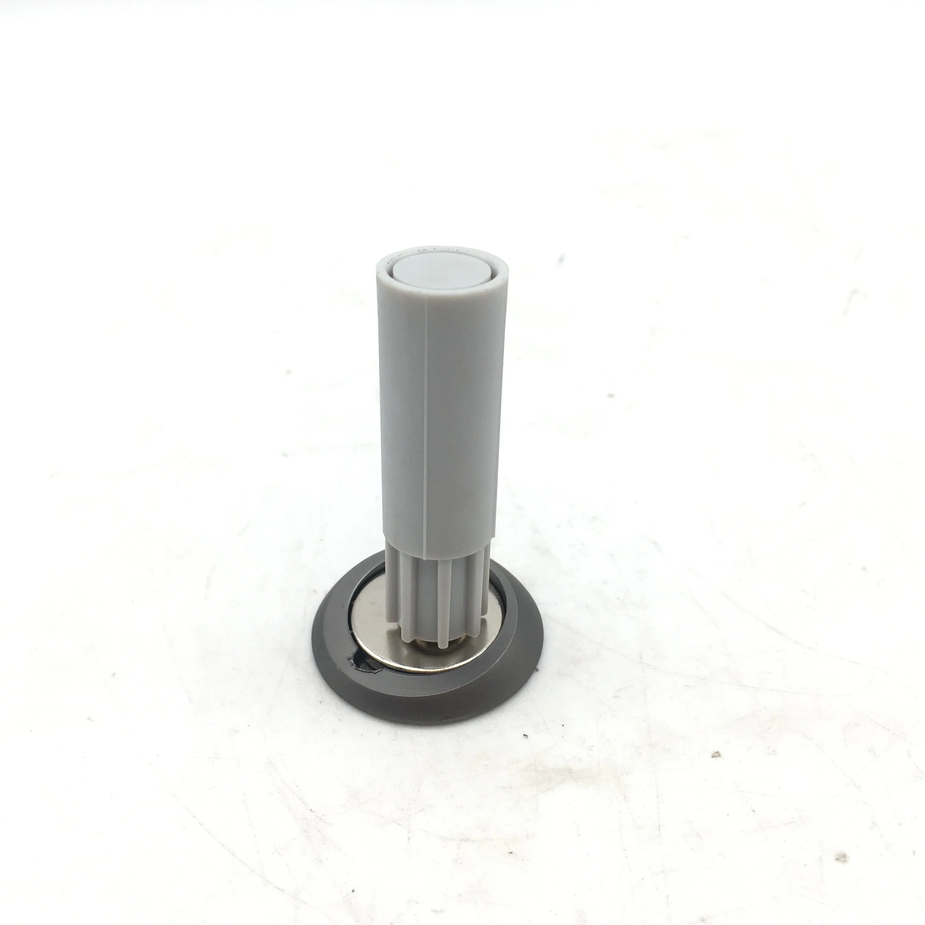Stainless Steel Door Stopper Wall Mounted Fittings with Rubber Buffer Screw Fixing