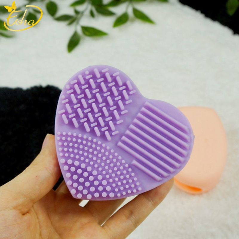 Wash Cleaning Makeup Sponge Tool Mat Wholesale Silicone Cosmetic Brush Clean Washing Pad