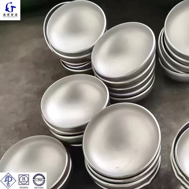 Customizable Oil & Gas Pipeline Anti-Corrosion Heavy-Duty ASME B16.9 Carbon Steel 20# A105 Stainless Steel 304/321/316 High Pressure Pipe Cap