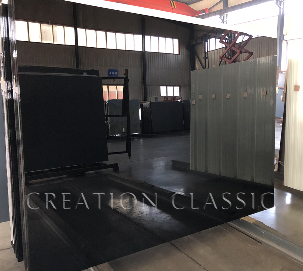 White Painted Low Iron Glass / Painted Glass for Whiteboard