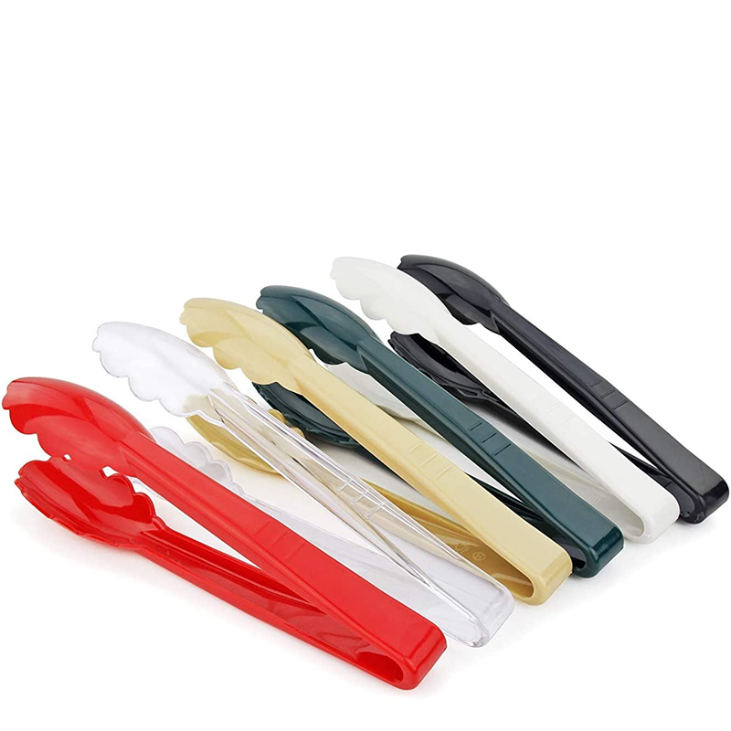 Foodservice Plastic Kitchen Food Tongs BBQ Bread Tongs