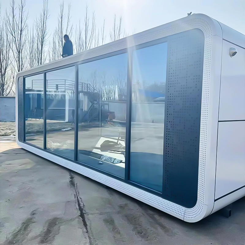 Prefab Capsule Hotel Sleeping Room Prefabricated Portable Garden Modular Apple Pod Cabin