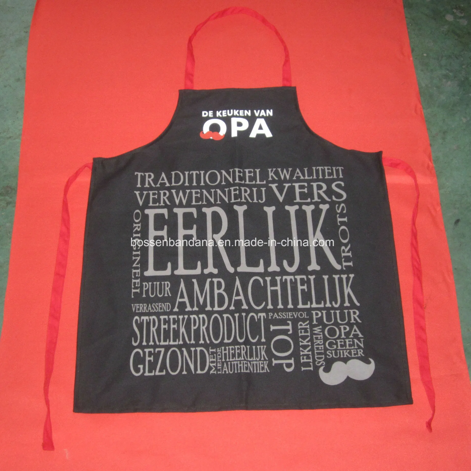 China Factory OEM Custom Logo Promotional Cheap PVC Aprons