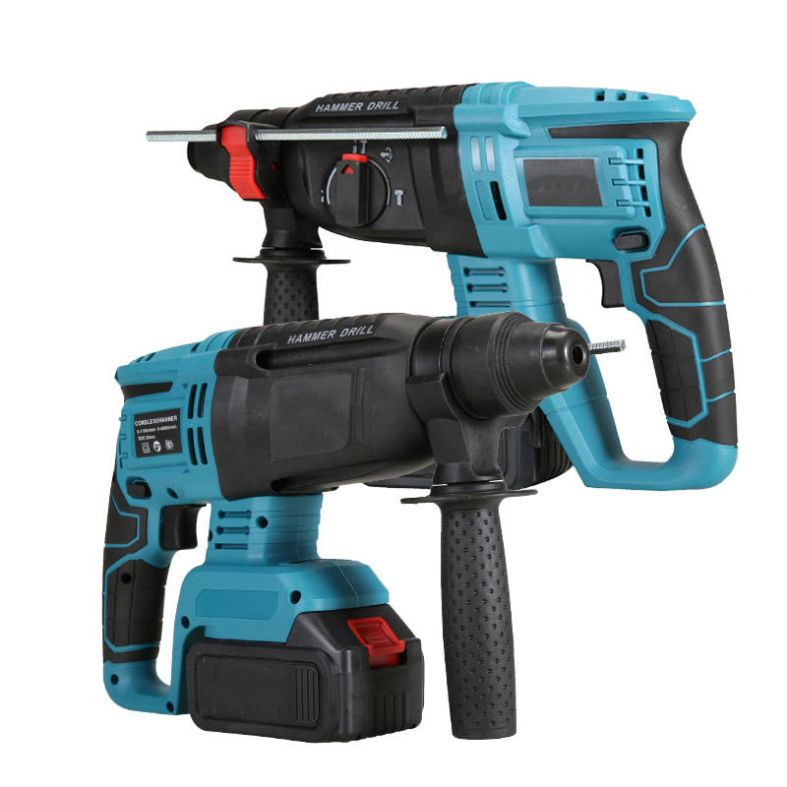 High Power 18V 20V Cordless Rotary Hammer Drill with Rechargeable Battery Heavy Duty Factory