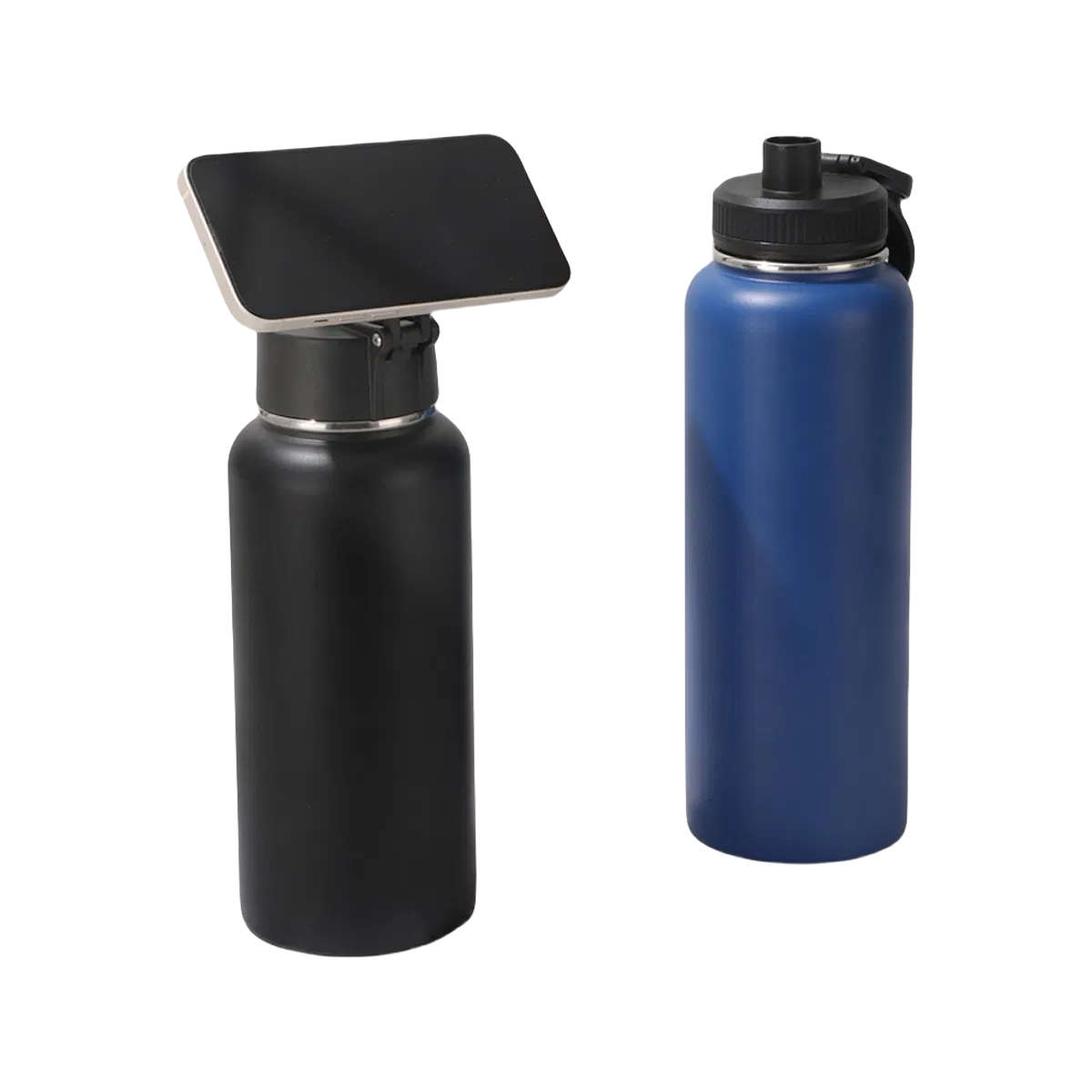 Maqnetic Bracket Double-Layer Stainless Steel Vacuum Sports Bottle for Both Hot and Cold Drinks
