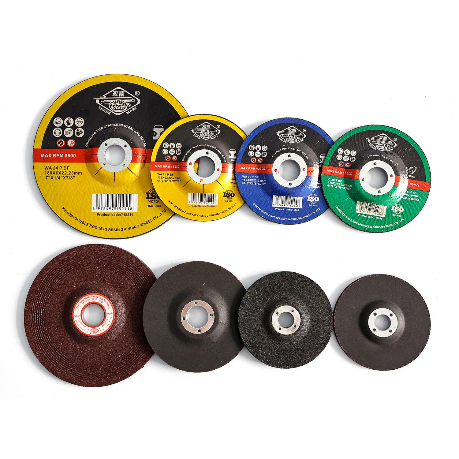 Grinding Wheel 4.5" 115*6*16mm Cutting Precision Steel Diamond, Angle Grinders, Cast Iron Steel and Carbon Abrasive Cutting Disc