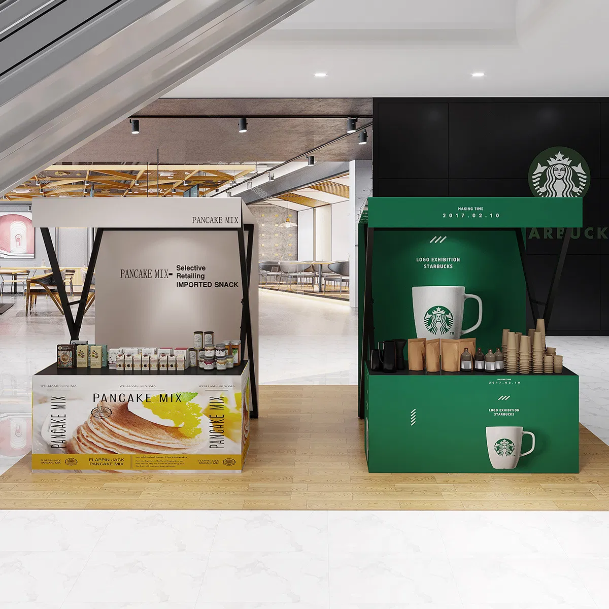 Customize Outdoor Promotion Display Volunteer Station Gazebo Night Market Trailer Booth