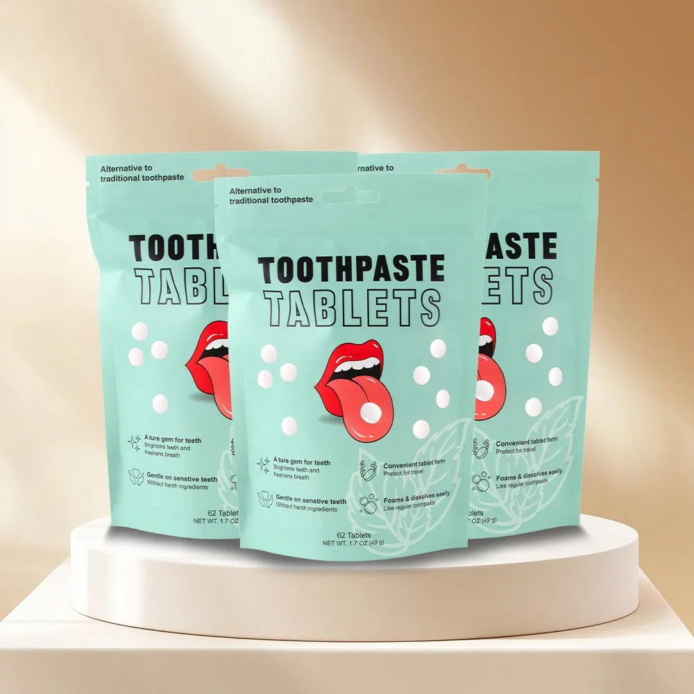 Eco-Friendly Enamel Restoration Hydroxyapatite Toothpaste Tablets