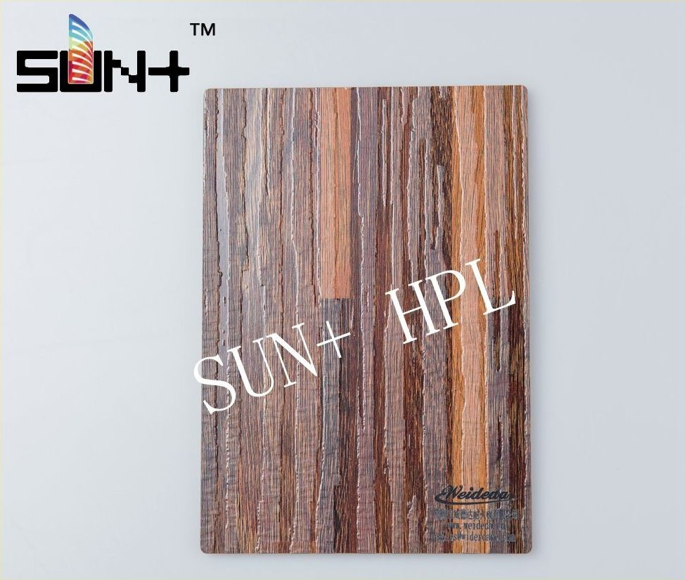 3mm Wall Callding Kitchen Storage Cabinet Compact Fireproof High Pressure Laminate