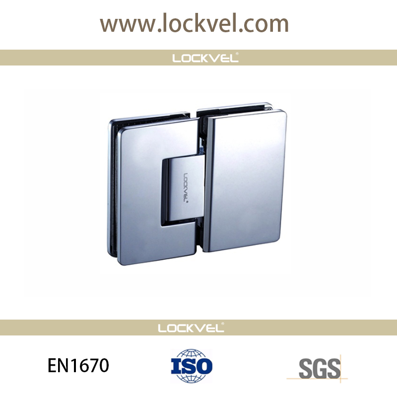 En1670 Certified Brass Shower Door Hinge Used in 180 Degree Frameless Glass to Glass, Bathroom Accessories