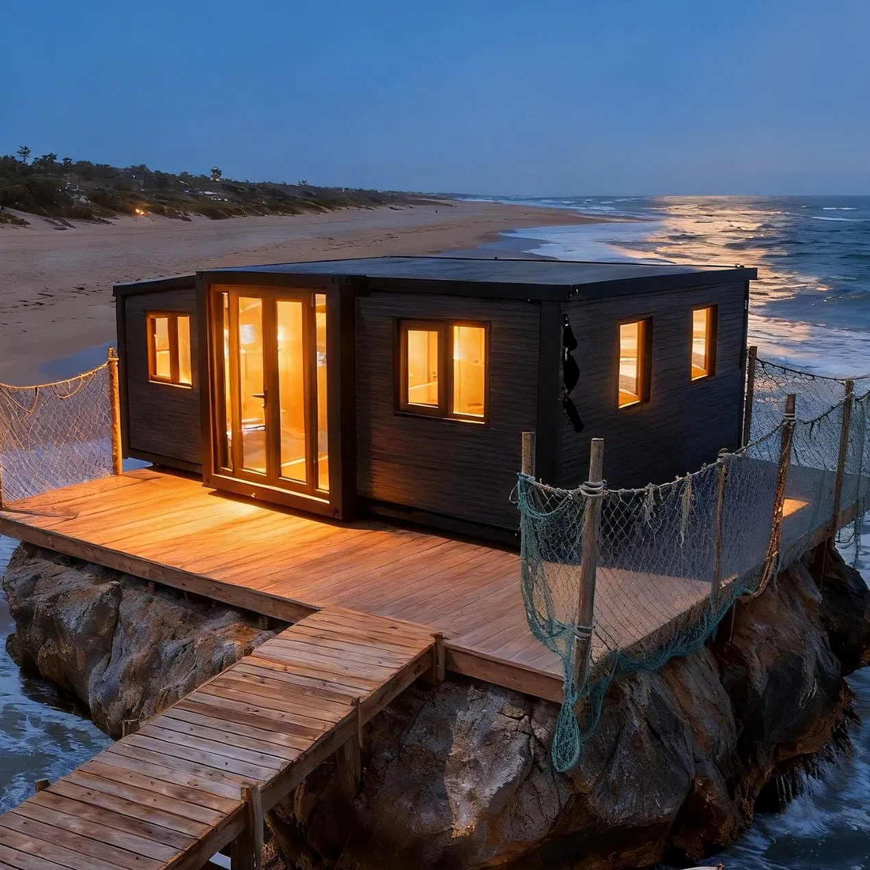 Mobile Tiny House 3 4 Bedroom Folding Prefabricated Homes 20FT 40FT Luxury Expandable Container House