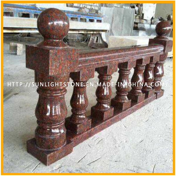 Natural Stone Yellow/Red/Pink/Grey/Black/White Granite/Marble Baluster