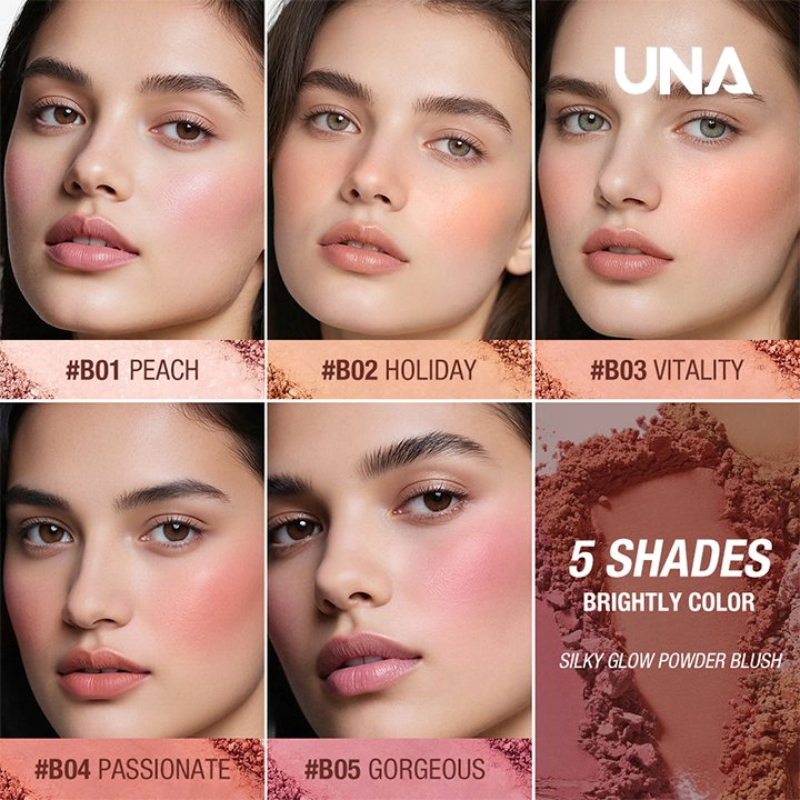 New Product Vegan & Cruelty-Free Long-Lasting Waterproof Matte Makeup DIY Cheek Powder Blush Palette