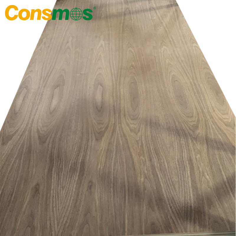 Consmos Black Walnut White Oak Mersawa Wood Veneer Commercial Fancy Plywood for Decorative Furniture