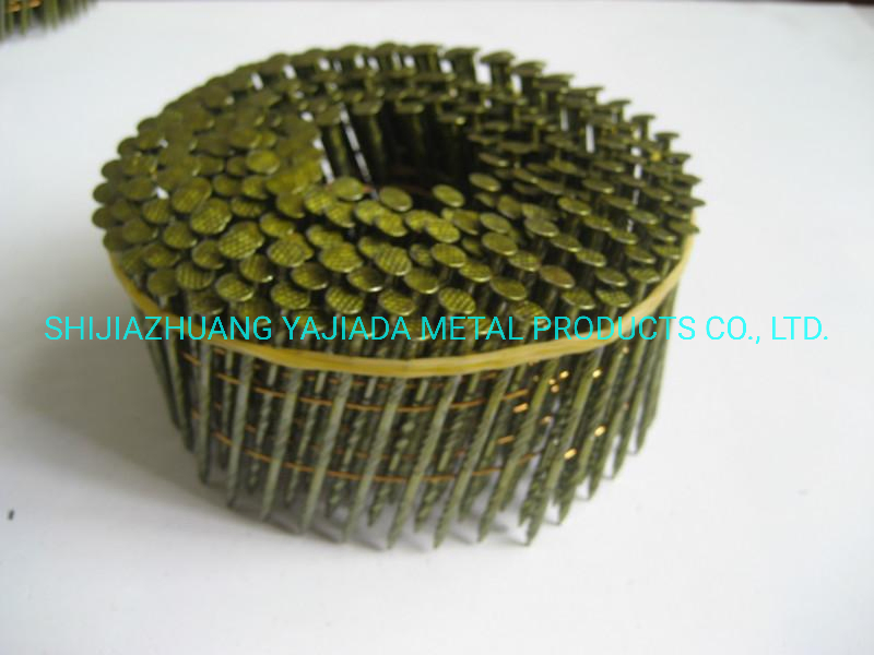 15 Degree Bright Screw Shank Coil Nails