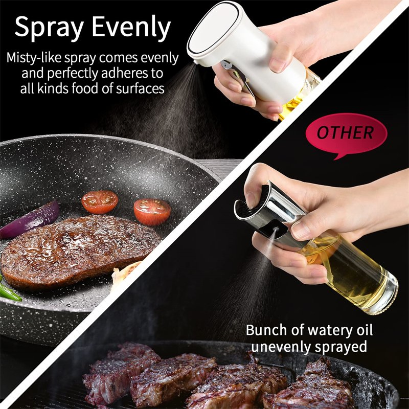 240ml Canola Oil Spritzer Glass Olive Oil Sprayer Mister Bottle