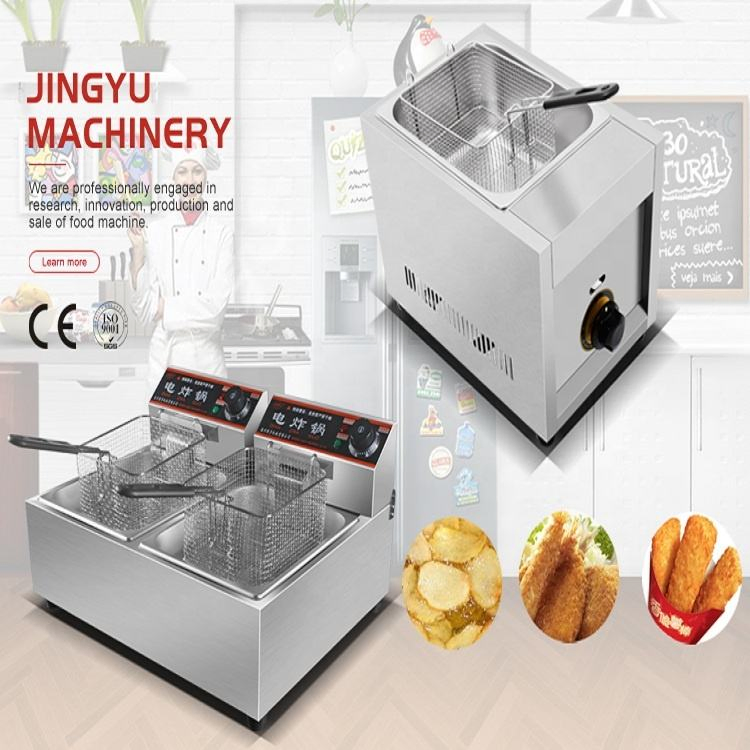 Chuangyu Export Quality Products 16L Gas Frying Hot Dog Fryer Machine for Fried Chicken