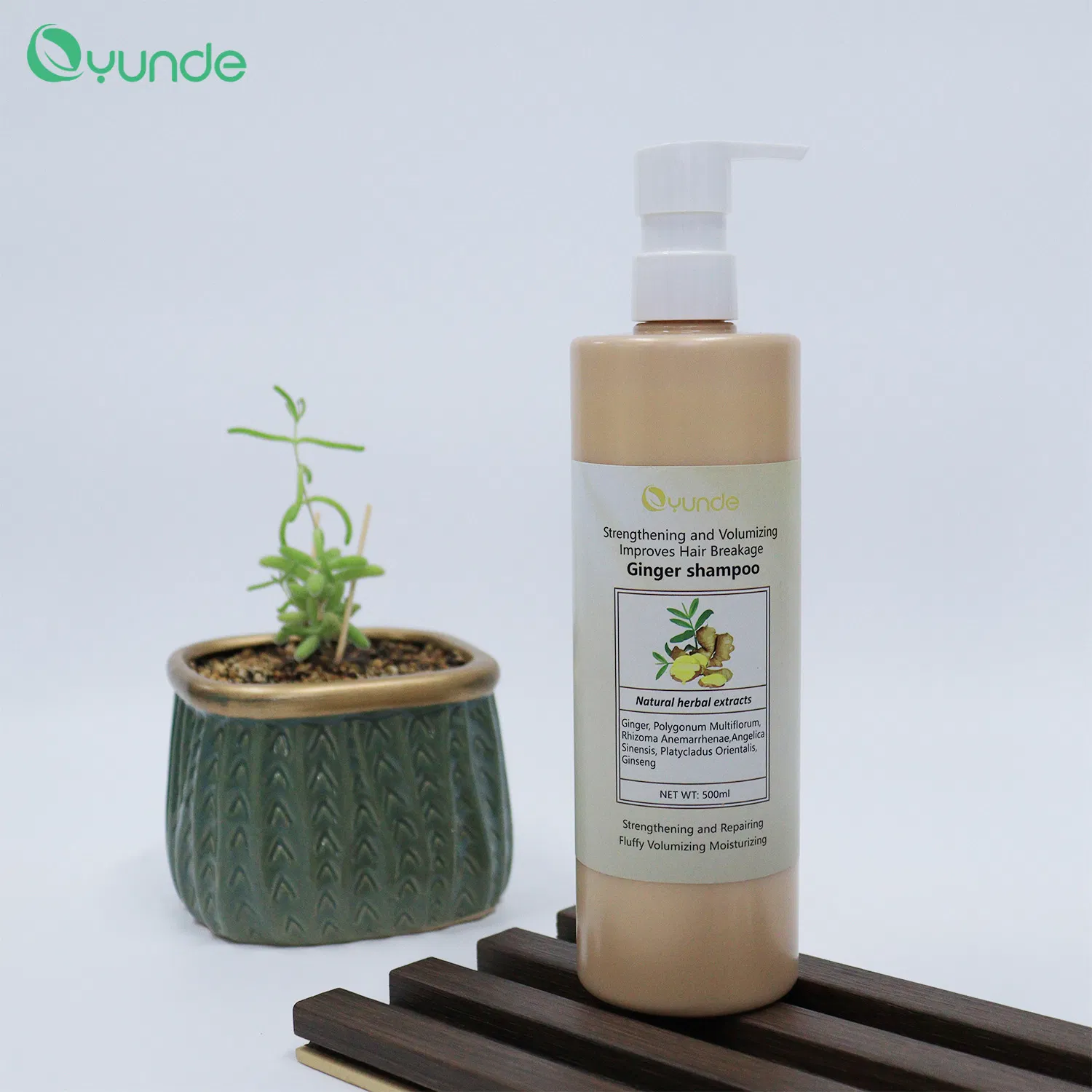 Oyunde Ginger Shampoo Improve Hair Loss Smooth and Silky Hair Care