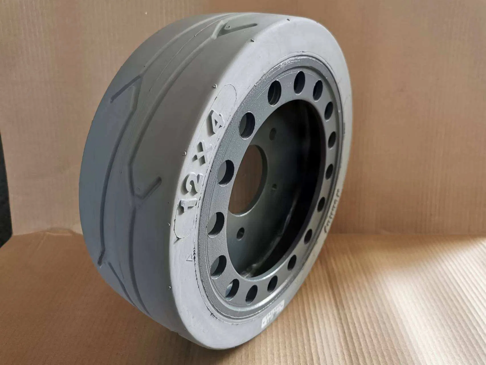 FB12X4 Solid Tires with Brake