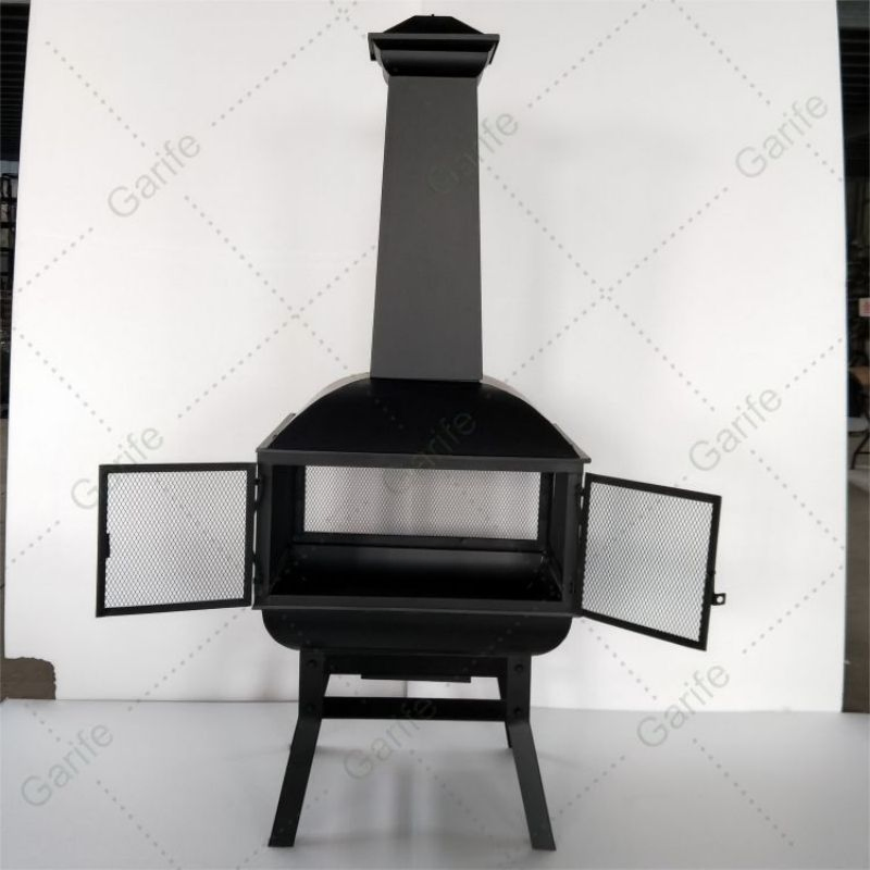 Hot Selling Garden Heater Patio Backyard Steel Chimenea Charcoal Outdoor Fire Pit with Chimney